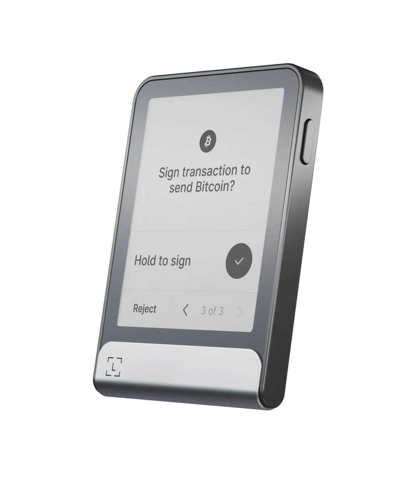 Ledger Flex 触控屏硬件钱包展示